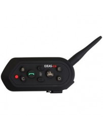 AGEAS E6 Motocicleta Auricular Bluetooth  Intercom 1200M Rango Hablar Duplex Completo Manos Libres - Envío Gratuito