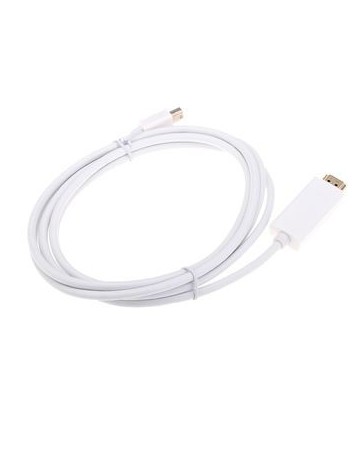 Caliente-venta 1.8m  6Ft Full HD 1080p Mini DisplayPort Macho A HD Macho Cable De Adaptador Convertidor - Envío Gratuito