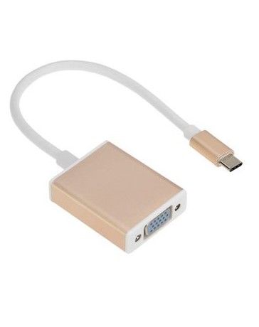 C De Tipo USB 3.1 A VGA Convertidor Adaptador Full HD 1080p Compatible Con Nuevo Macbook - Envío Gratuito