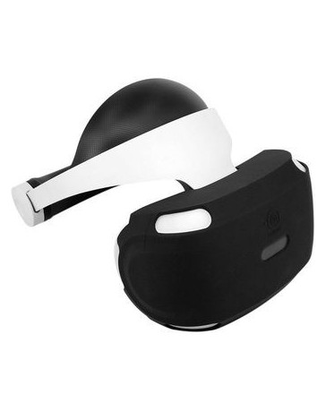 1 Caja De Goma De Silicona Para PlayStation VR (pSVR) Piezas De Tacto Suave Virtual Reality Headset Negro - Envío Gratuito