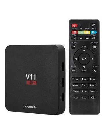 Doccoler V11 Android 5.1 TV Box RK3229 Quad Core De 32 Bits H.265 UHD 4K VP9 3D Mini PC WiFi - Envío Gratuito