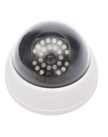 Simulada Cámara Falsa Dummy Seguridad CCTV Dome IR Camera wFlashing LED Luz - Envío Gratuito