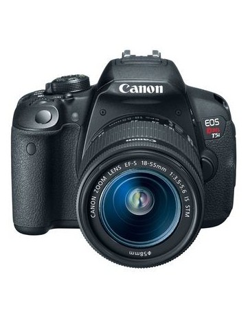 Cámara Reflex Canon T5i 18 Megapixeles lente 18 - 55, bundle con maleta y memoria 16gb - Envío Gratuito