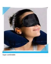 Almohada Inflable Para El Cuello 3 Piezas Cojin De Viaje - Envío Gratuito