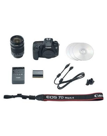 Camara Canon EOS 7D Mark ll con Lente 18-135mm STM-Negro - Envío Gratuito