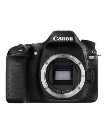 Cámara Reflex Canon Eos 80D Cuerpo + Tarjeta de Memoria SD 8 gb - Envío Gratuito