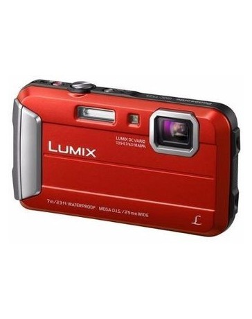 Panasonic Lumix Dmc-ts25r 16.1 Mp 8x Color Roja - Envío Gratuito