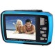 Coleman Duo 2v7wp-bl 14mp Waterproof Dual Lcd Color Azul - Envío Gratuito