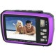 Coleman Duo 2v7wp-bl 14mp Waterproof Dual Lcd Color Morada - Envío Gratuito