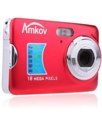 CDFE Cámara Digital HD 18MP 2.7" TFT Zoom 8x Captura Sonrisas Videocámara Anti-vibración - Envío Gratuito