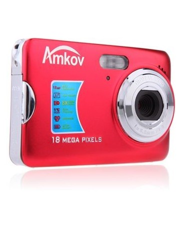 CDFE Cámara Digital HD 18MP 2.7" TFT Zoom 8x Captura Sonrisas Videocámara Anti-vibración - Envío Gratuito