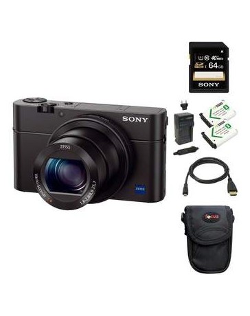 Sony Dsc-rx100m Iii Cyber-shot Accessory Bundle Color Negra - Envío Gratuito