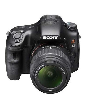 Sony Slt-a65v 24.3 Mp Mirror Digital 18-55mm Color Negra - Envío Gratuito