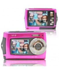 Aqua 5800 18mp Dual Screen Waterproof Color Rosa - Envío Gratuito