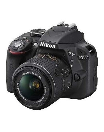 Reacondicionado Nikon D3300 24.2 Mp Cmos Slr Af-s Dx Nikkor 18-55mm - Envío Gratuito