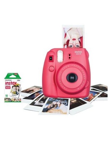 Camara Instax Mini 8 Rasberry + Rollo De 10 Fotos (nueva Línea) - Envío Gratuito