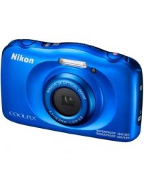 Cámara Nikon Modelo W100-Azul + Tarjeta De Memoria SD - Envío Gratuito