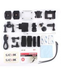 Camara Sumergible Sj4000 Original Sjcam Wifi 2 Baterías 12mp - Negro - Envío Gratuito