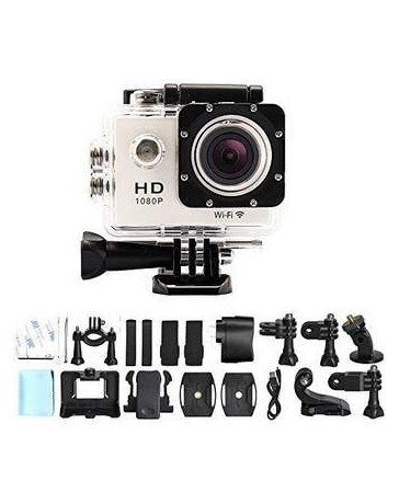 WiFi impermeable Deportes cámara 1080P Full HD 12MP - Envío Gratuito