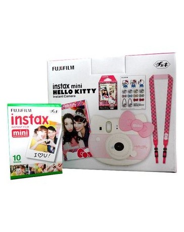 Cámara instantanea fujifilm Instax Mini 8 Hello Kitty+ 10 fotos - Envío Gratuito