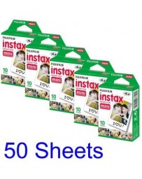 Papel Fujifilm Instax Mini 50 hojas - Blanco Mini Films 50Sheets - Envío Gratuito