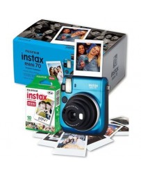 Camara Fujifilm Instax Mini 70 Instantanea Espejo Selfie - Azul - Envío Gratuito