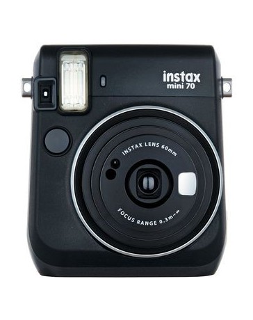 Camara Fujifilm Instax Mini 70 Instantanea Espejo Selfie - Negro - Envío Gratuito