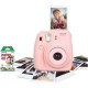 Cámara Instax Mini 8 Rosa Rosa + Rollo de 10 - Envío Gratuito
