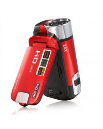 Cámara Fotográfica 16MP Full HD 1080p 2,7" TFT -Rojo - Envío Gratuito