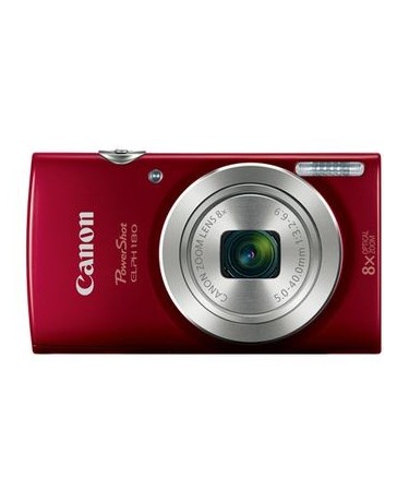 Cámara Canon Power Shot ELPH 180 -Roja - Envío Gratuito