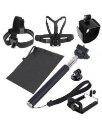 Kit De Accesorios 6 En 1 Para Gopro Hero 3+ Monopod - Envío Gratuito