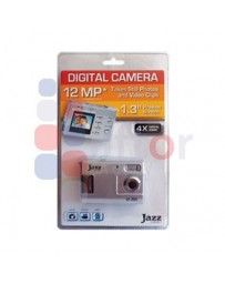 Cámara Digital JAZZ 12MP Zoom Óptico Plata - Envío Gratuito
