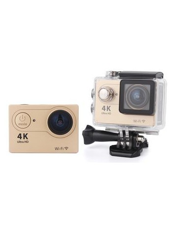 Camara Deportiva sumergible H9R color Dorado graba 4k, 2k - Envío Gratuito