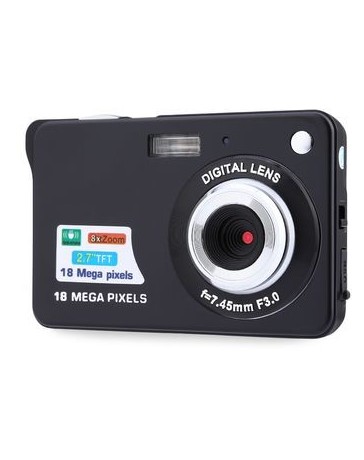 Cámara Digital Con Zoom 18MP HD 2.7 Inch TFT Anti-shake - Envío Gratuito