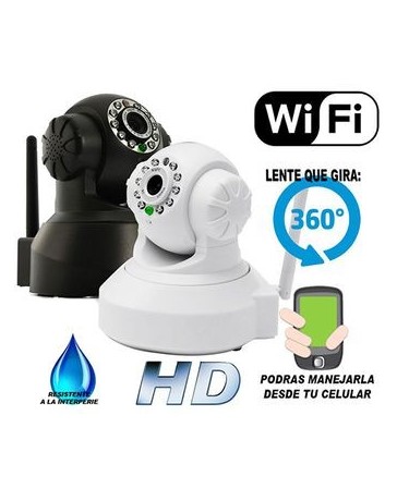 Camara IP Wifi con monitoreo por celular, tablet o PC - Envío Gratuito