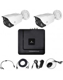 Kit Cctv Videovigilancia Hd 1080p 2 Camaras - Envío Gratuito