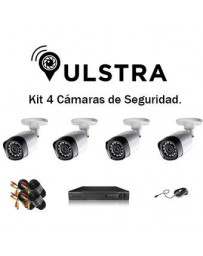 KIT 4 Camaras de Seguridad Bullet - Envío Gratuito