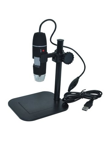 Hot Mini 50X-500X 8LED USB microscopio digital - Envío Gratuito