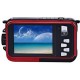 Cámara Digital Compacta Doble Pantalla 24MP-Rojo - Envío Gratuito