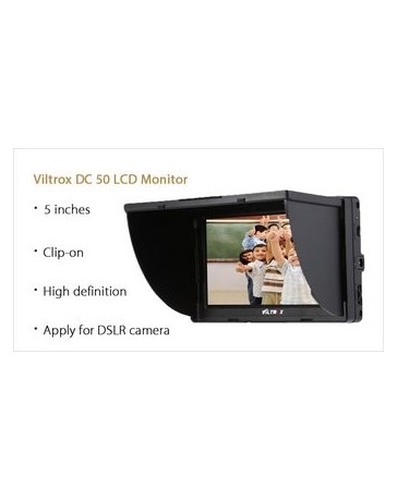 Viltrox 5" 480P Clip-on Color LCD Monitor HDMI - Envío Gratuito