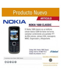 Celular Nokia N1680C-2 Para Compañia Telcel - Envío Gratuito