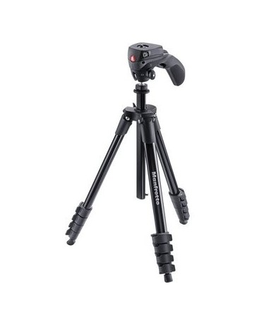Tripie Con Cabeza Compact Action Manfrotto MKCOMPACTACN - Envío Gratuito