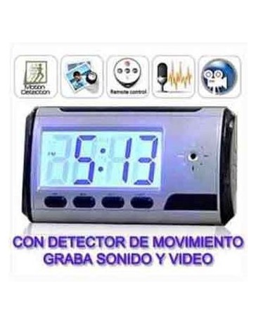 Camara Espia Alarma Reloj Despertador 32 Gb - Envío Gratuito