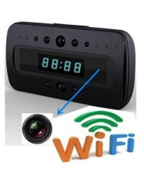 Reloj Despertador Camara Espia Wifi 24 Hr Vision Nocturna - Envío Gratuito