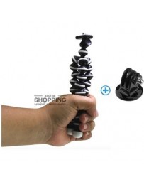 Tripie Flexible Mini + Adaptador Para Cámara Gopro - Envío Gratuito