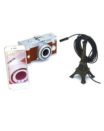 ER 9mm6-5M endoscopio LEDWIFI-Negro - Envío Gratuito