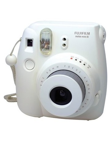 Nuevo Camara Fuji Instax Mini 8-Blanca - Envío Gratuito