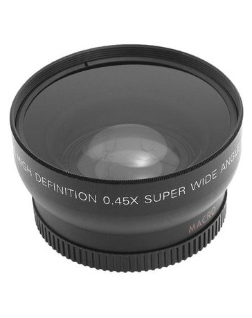 Louiwill Los 52MM 0.45x Fisheye Lente Gran Angular - Envío Gratuito