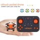 RC Nano Mini Drone Virhuck Volar-360 Luces - Envío Gratuito