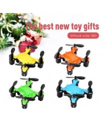 RC Nano Mini Drone Virhuck volar-360 Luces LED - Envío Gratuito